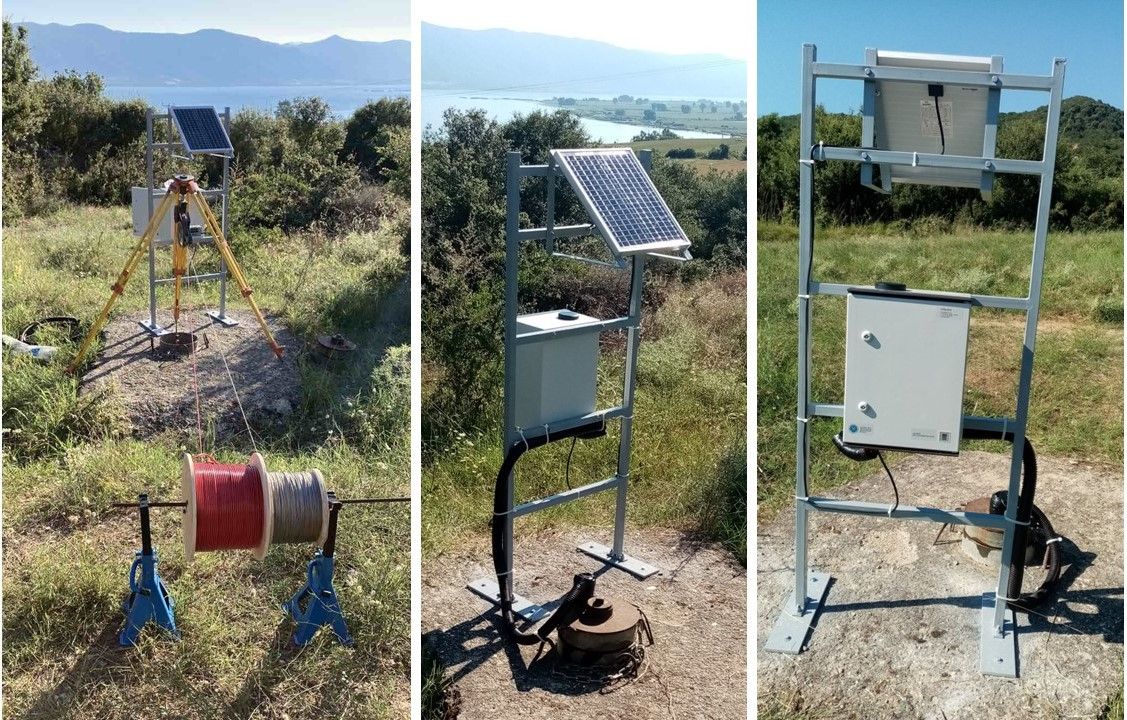 Εγκατάσταση τηλεμετρικών σταθμών στο γεωθερμικό πεδίο Νέας Απολλωνίας Θεσσαλονίκης από την ΕΑΓΜΕ